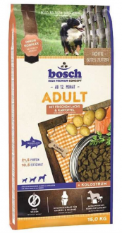 Bosch Somon Balıklı Yetişkin 15 kg Köpek Maması kullananlar yorumlar